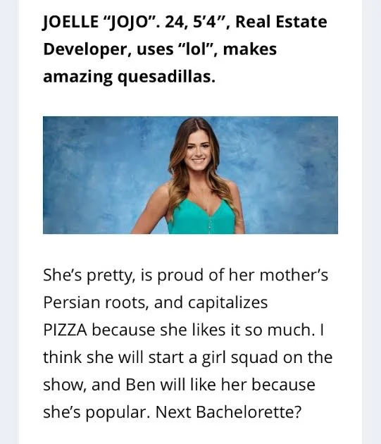  jojo bachelorette 