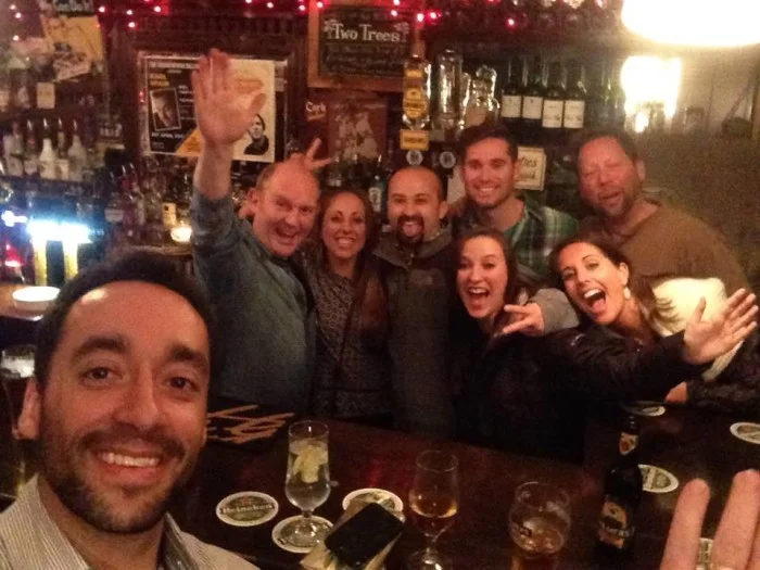  Keith, the owner of The Washer Woman, is the fine young lad raising his hand on the left. Go visit his bar if you’re in Killaloe. It’s SO COOL, including a gorgeous outdoor patio with my personal favorite decoration: twinkle lights. 