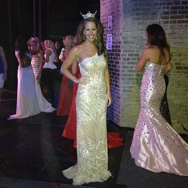  Right before I did my final walk as Miss New York, a few minutes before crowning Nina Davaluri, who went on to win Miss America 2014 